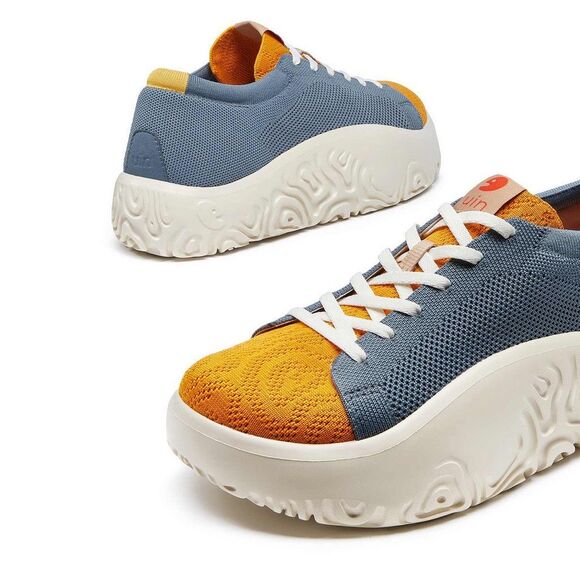 UIN Men’s Chunky Fashion Sneakers Travel Shoes (AMBER GREY VIGO IV ) - Picture 7 of 9